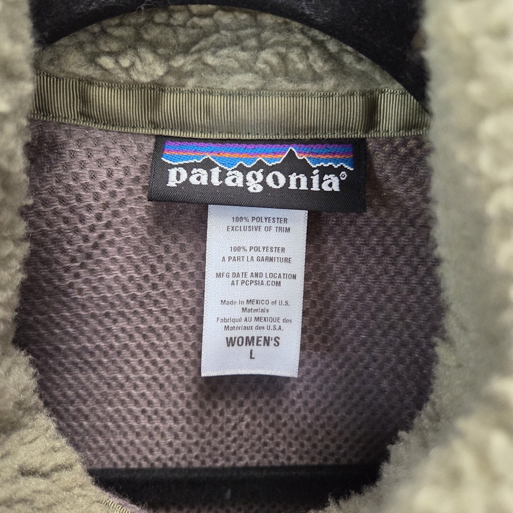 Patagonia Los Gatos Fleece Vest Green - Picture 6 of 6